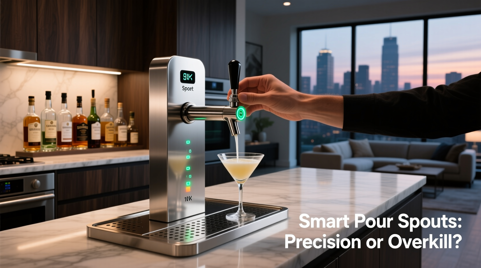 are smart pour spouts worth it for home bars or just cluttered tech