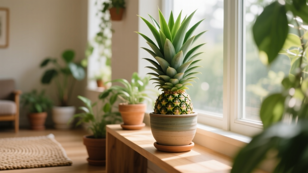 Pineapple Propagation for Stalled Large Plants