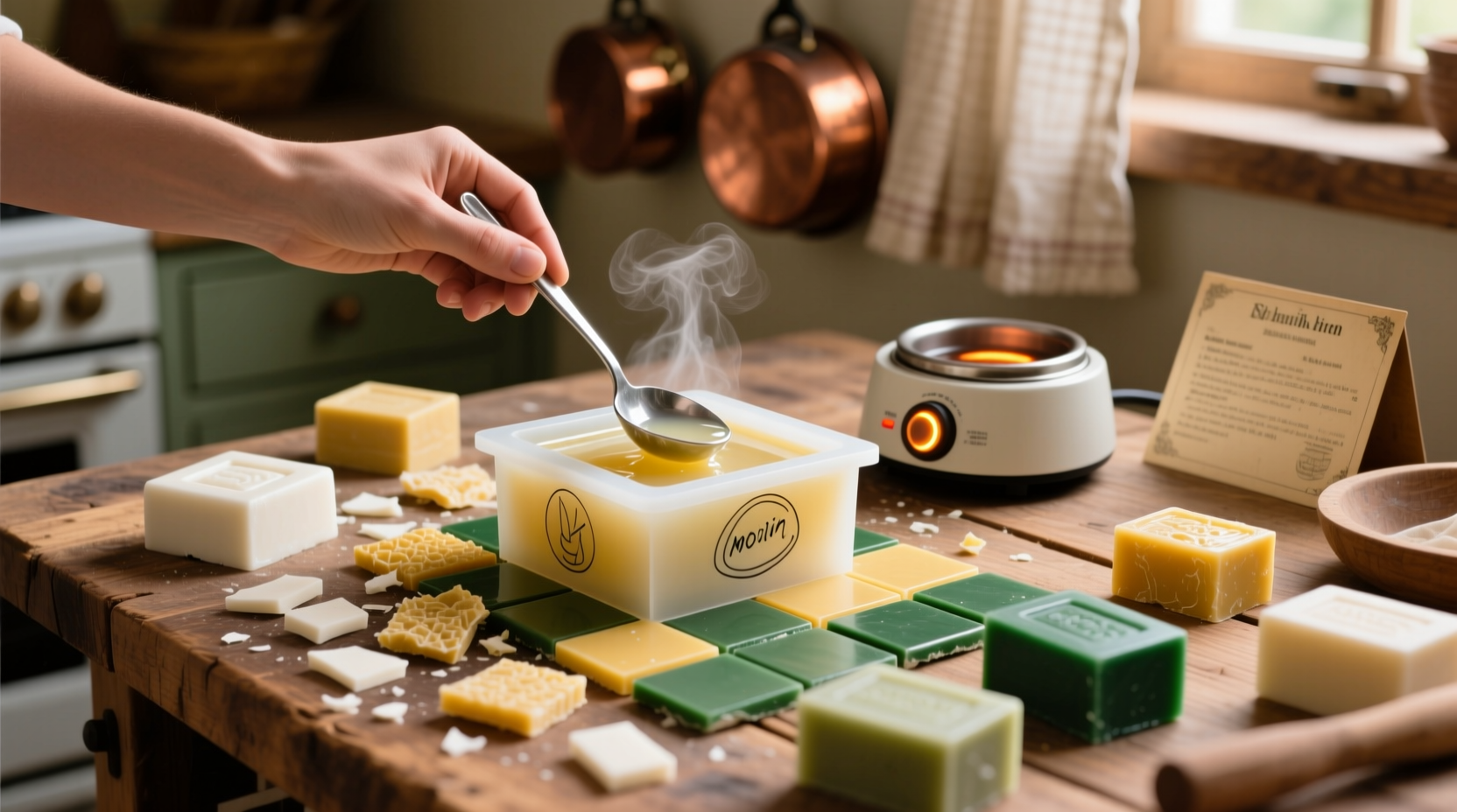 how to turn old soap slivers into new bars of soap