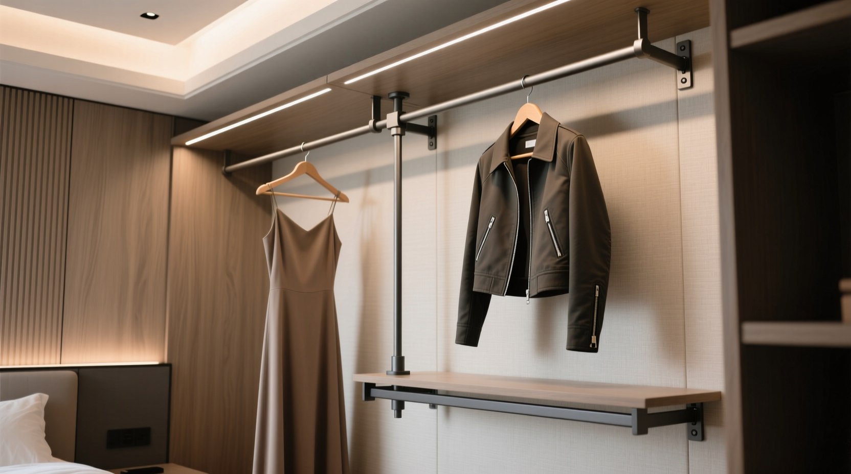closet organization tips adjustable vs fixed rods