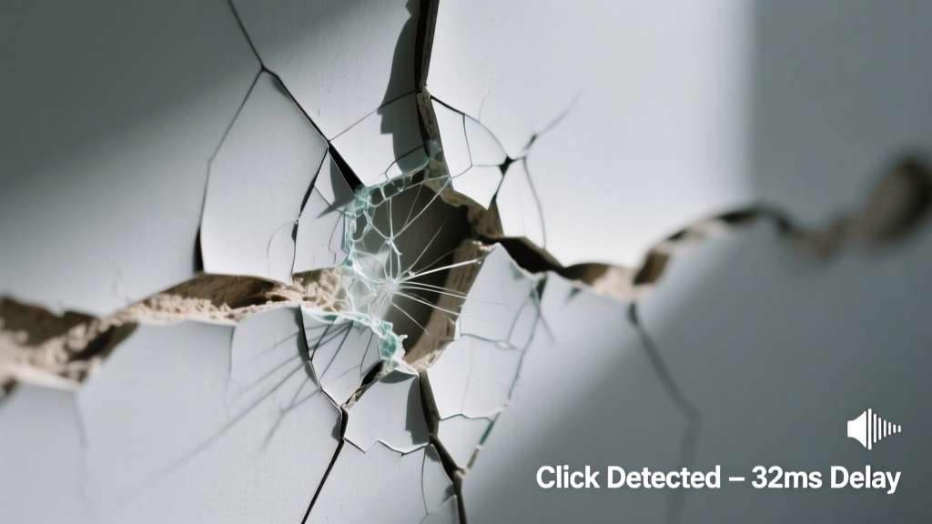 Cracked Drywall Making Clicking Sound: Quick Diagnosis