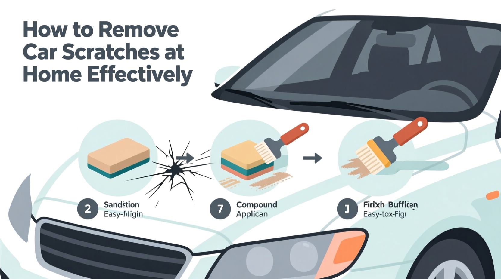 how to get scratches out of a car