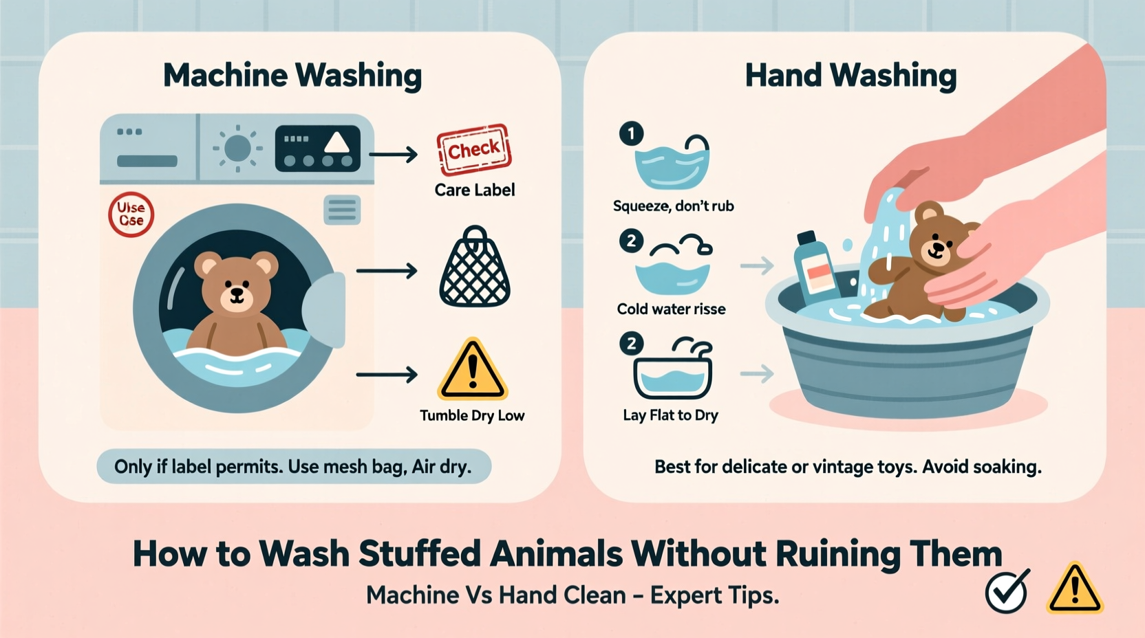 how to wash stuffed animals without ruining them machine vs hand clean