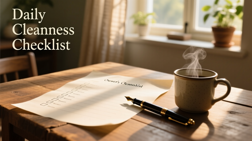 Owner Cleanliness Checklist
