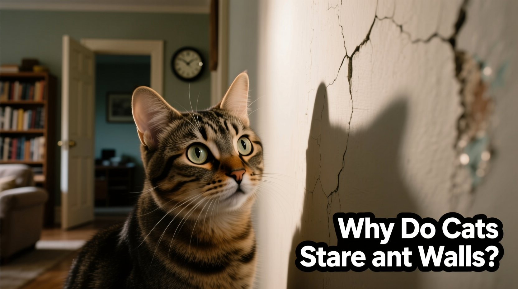 why do cats stare at walls and when it might signal something serious