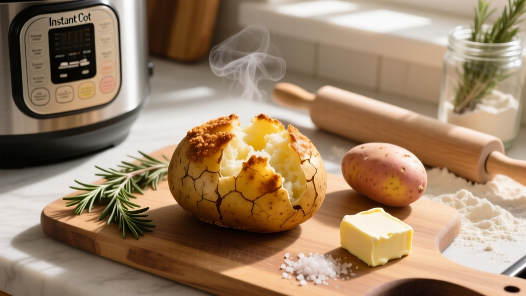 Bake a Potato with Instant Pot + Air Fryer (Crispy & Fast!)