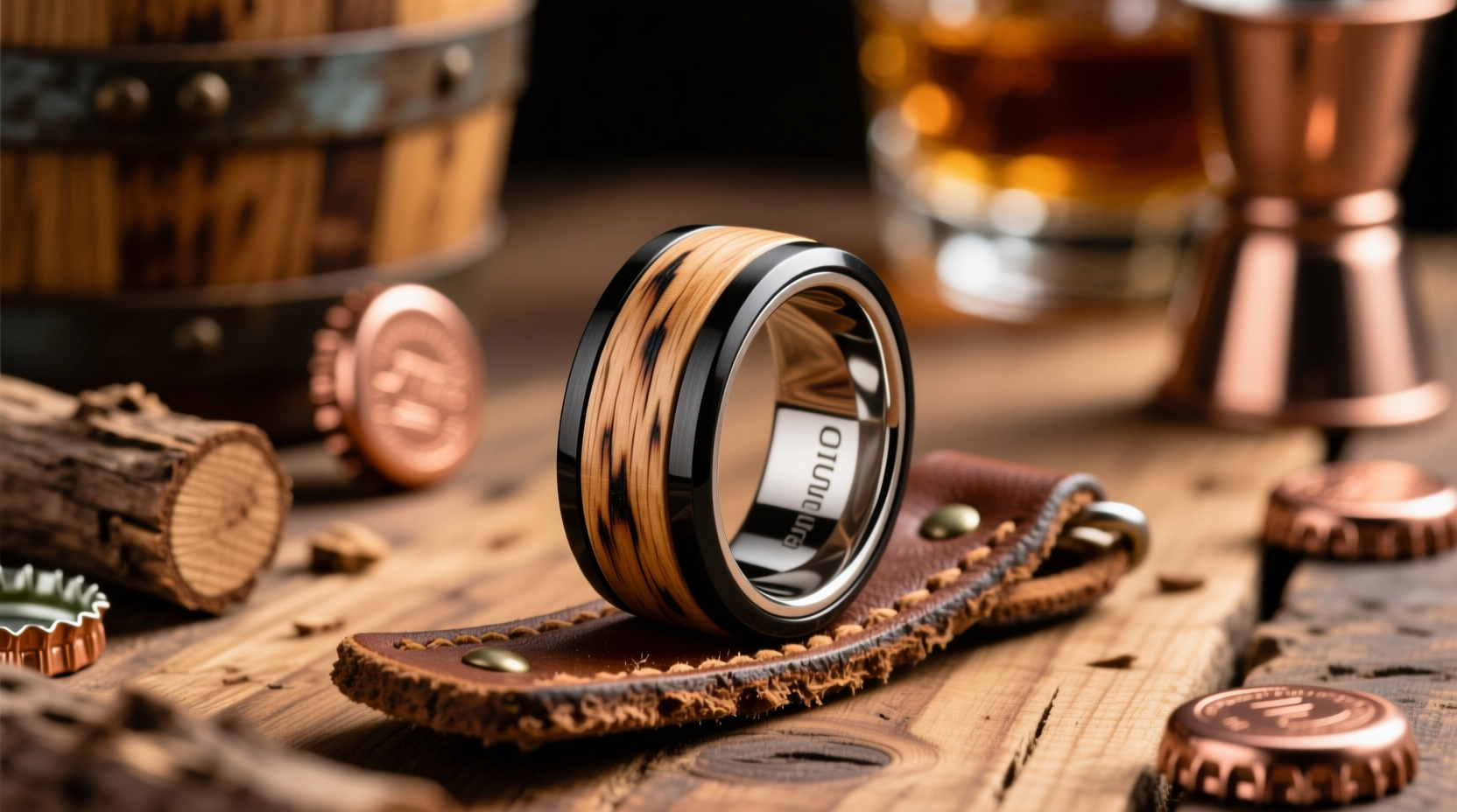 How To Style A Whiskey Barrel Ring For Everyday Wear