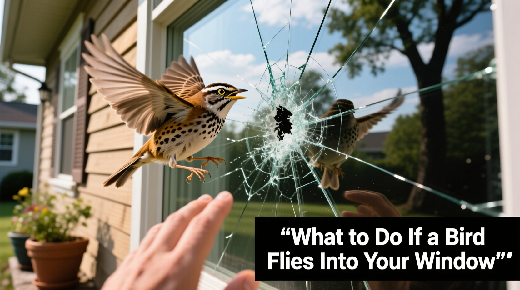 What to Do If a Bird Flies Into Your Window