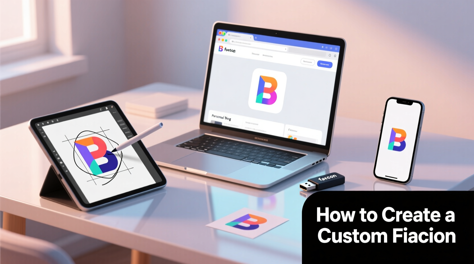 how to create a custom favicon for your personal blog