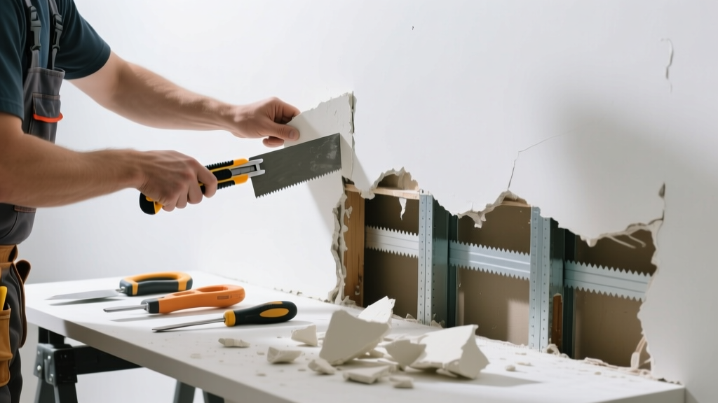 How to Replace Bulging Plaster Wall Sections