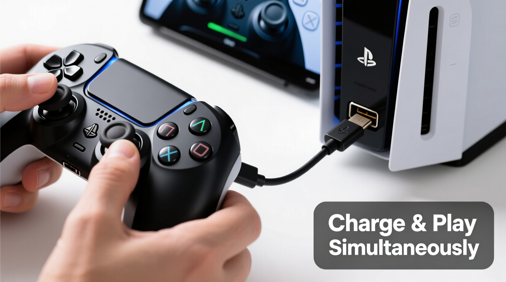 can you charge a ps5 controller while playing wired connection tips