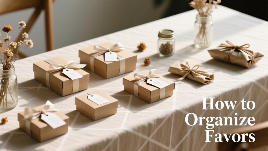 How To Organize Favors: A Practical, Step-by-Step System for Events of Any Scale