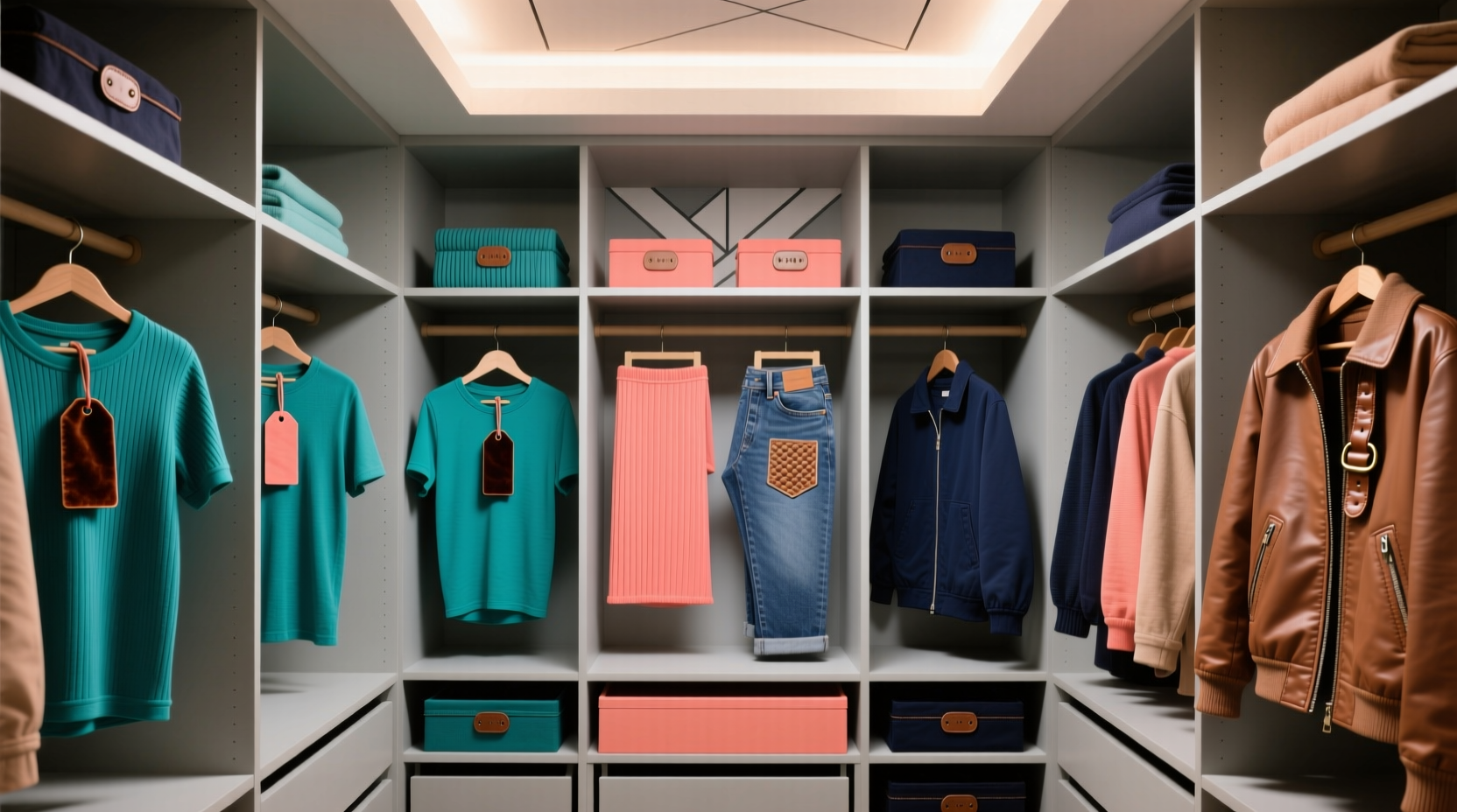 adhd closet organization visual tactile systems
