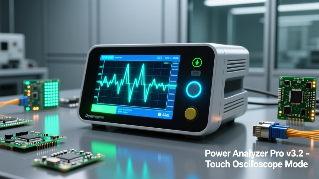 Power Analyzer With Touch-Driven Oscilloscope Visualization Capability: Engineering Precision Meets Intuitive Interaction