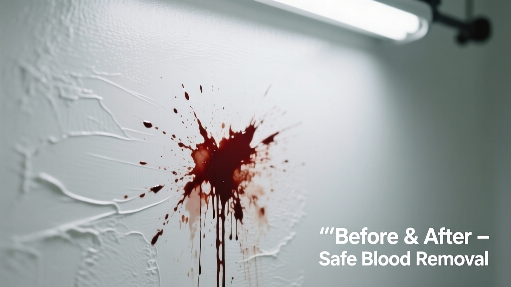 How to Remove Blood from a Painted Wall Safely