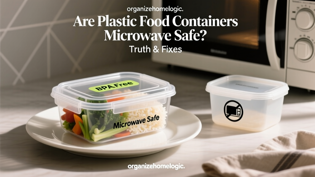 Are Plastic Food Containers Microwave Safe? Truth & Fixes