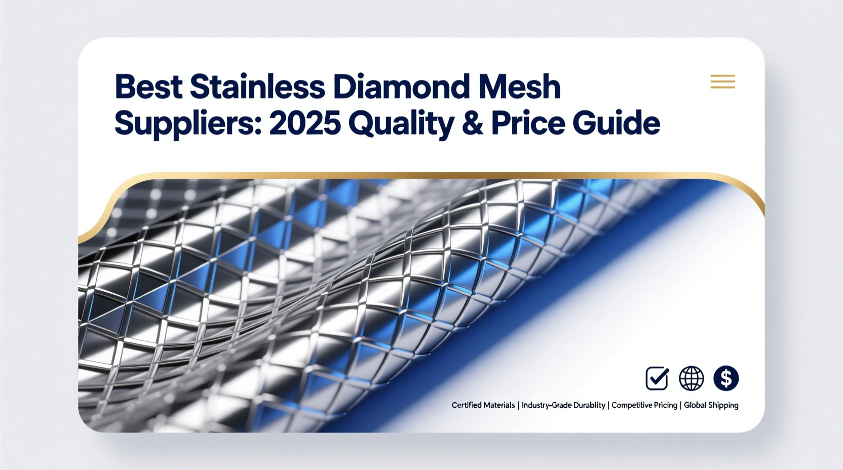 best stainless diamond mesh