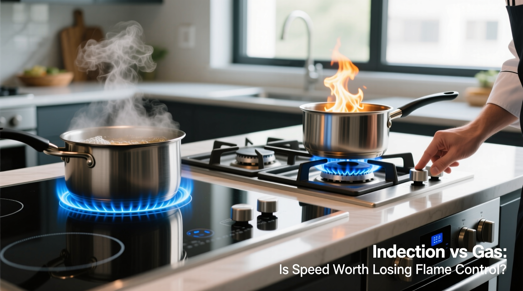 induction vs gas cooktop is the speed of induction worth losing the flame control