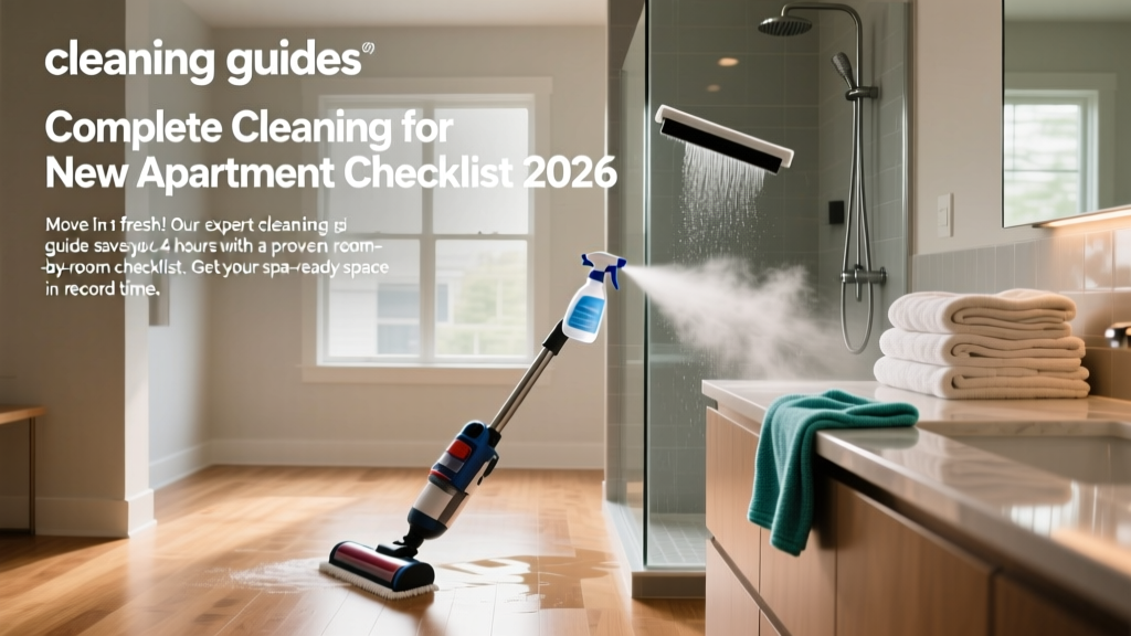 Complete Cleaning for New Apartment Checklist 2026
