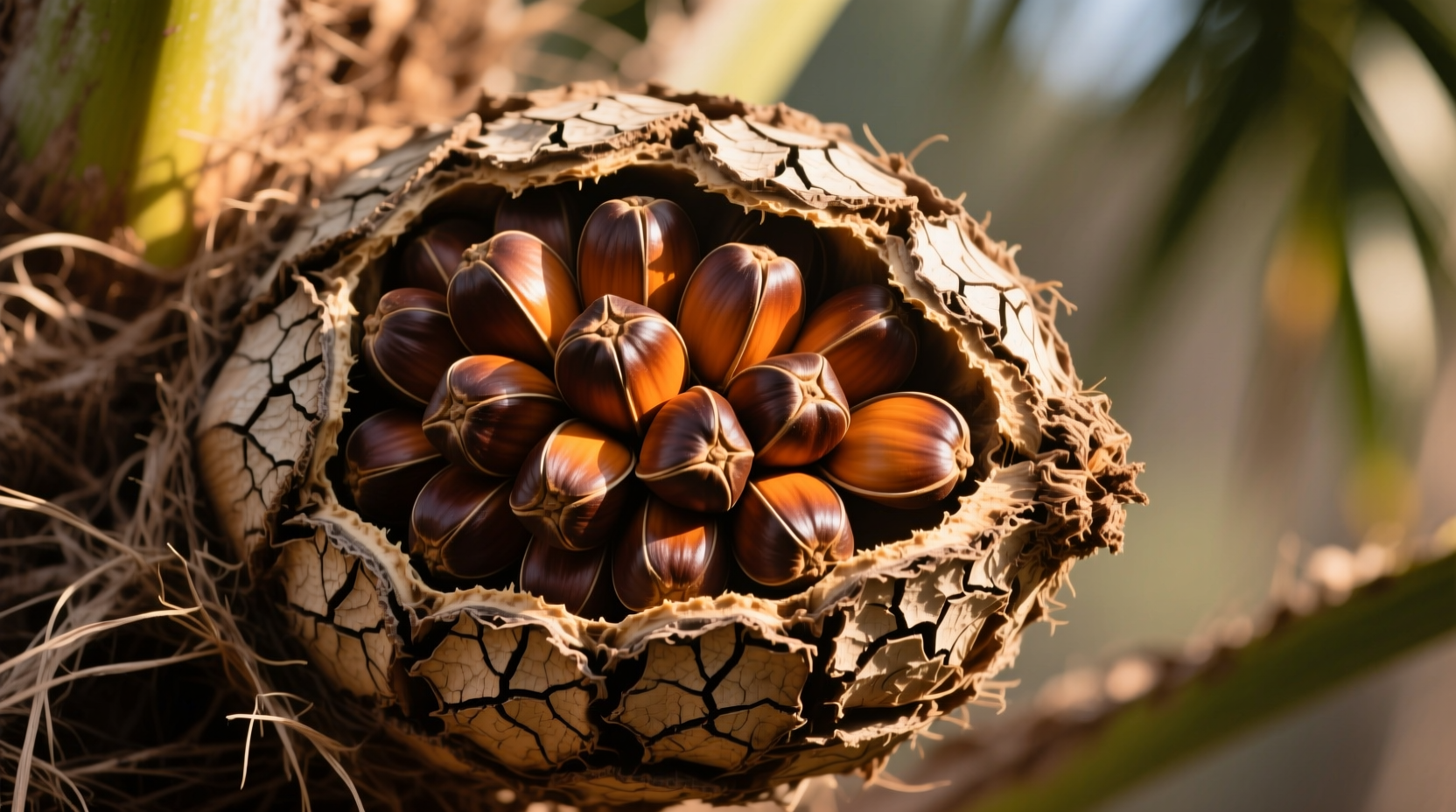 sago palm seed pod