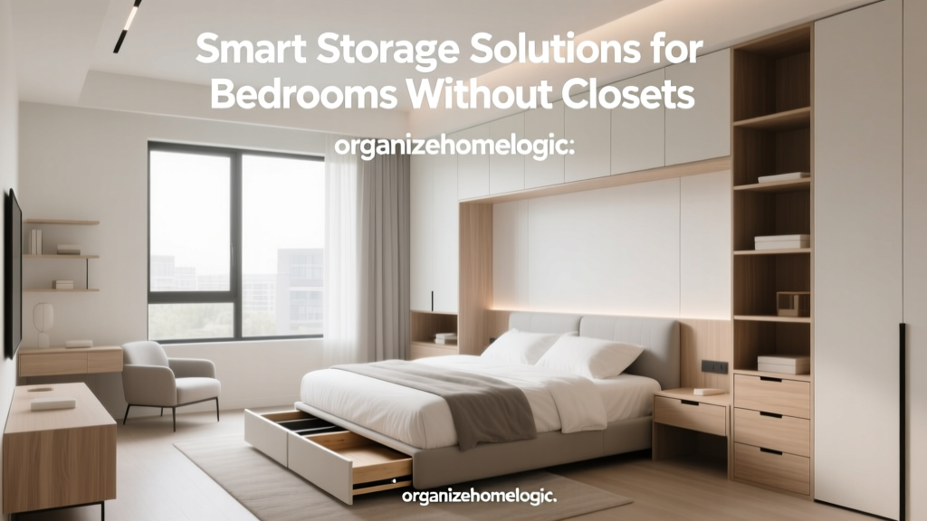 Smart Storage Solutions for Bedrooms Without Closets
