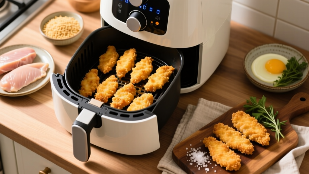 How to Air Fry Breaded Chicken Strips Perfectly