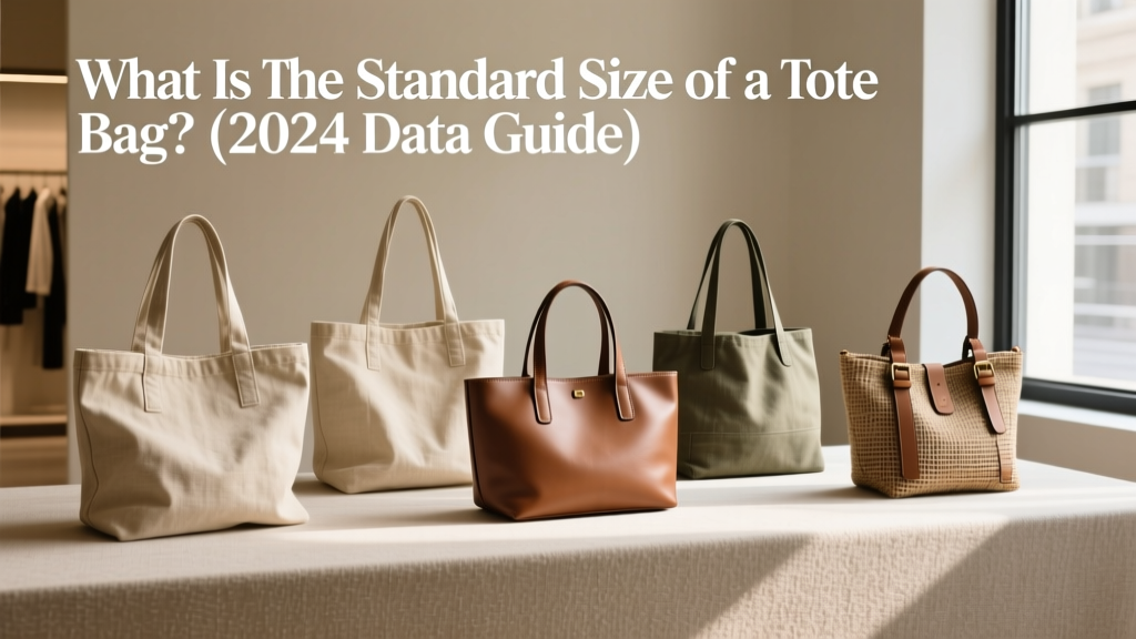 What Is the Standard Size of a Tote Bag? (2024 Data Guide)