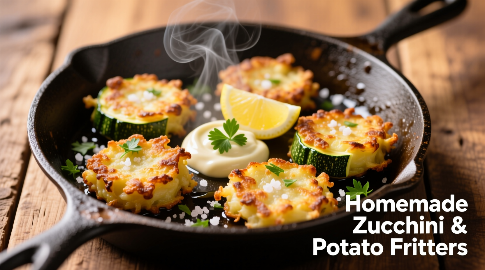 Perfect Crispy Zucchini Potato Fritters Recipe