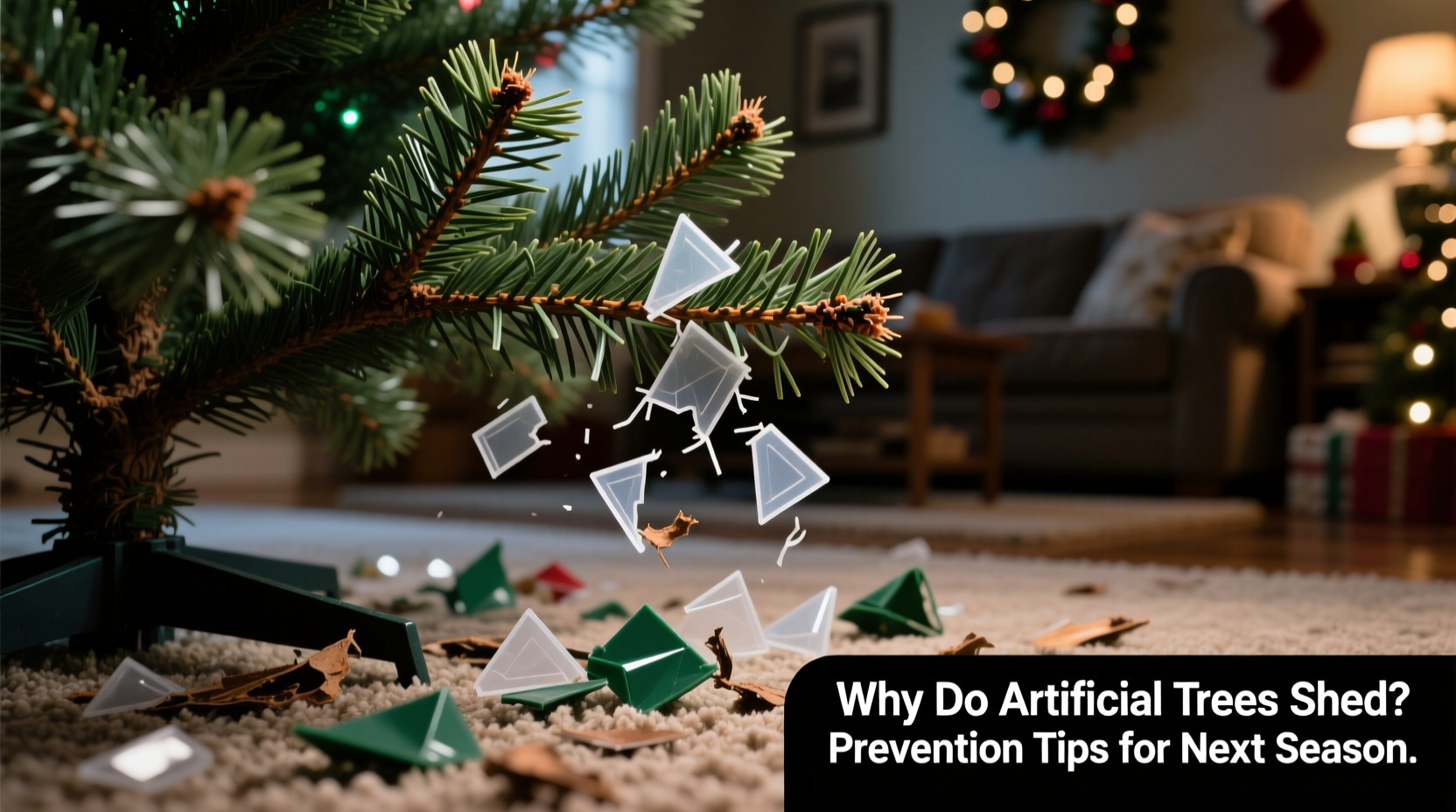 why does my artificial christmas tree shed plastic needles and how to prevent it in future seasons
