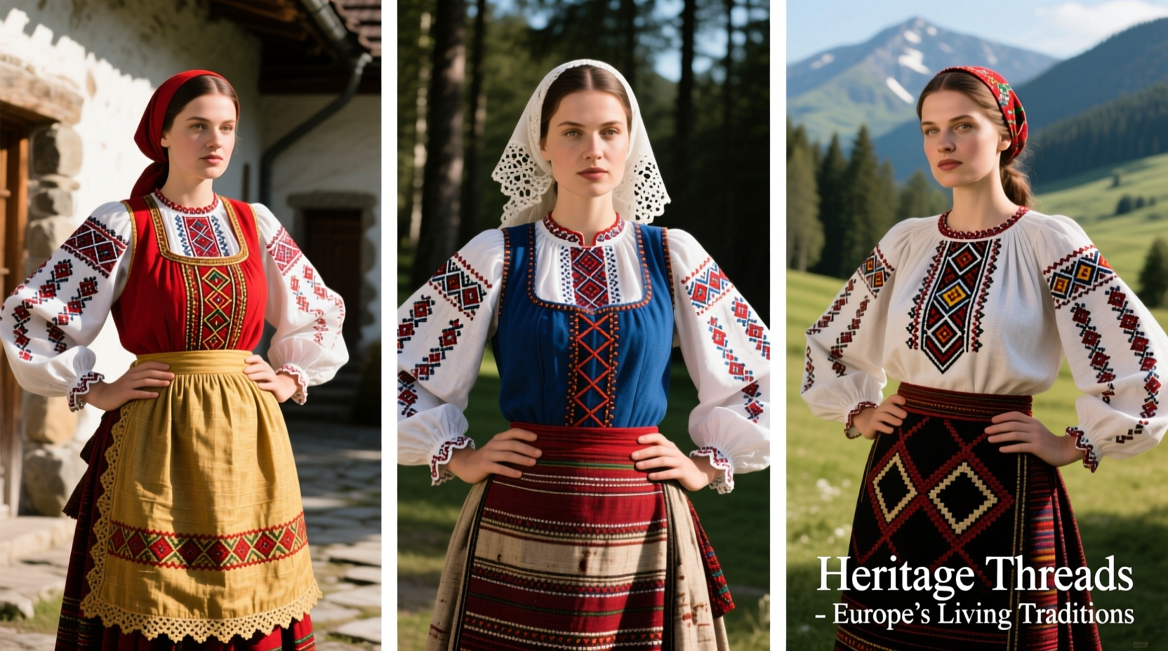 National Costumes in Europe: Regional Variants Compared