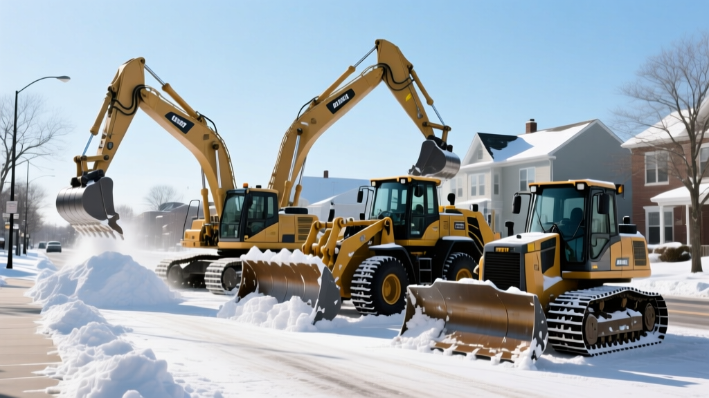 Snow Removal Heavy Equipment Machines: Municipal Fleet Case Studies