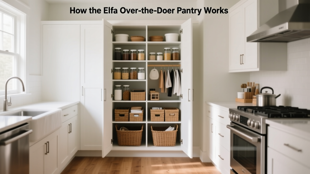 How the Elfa Over-the-Door Pantry Works