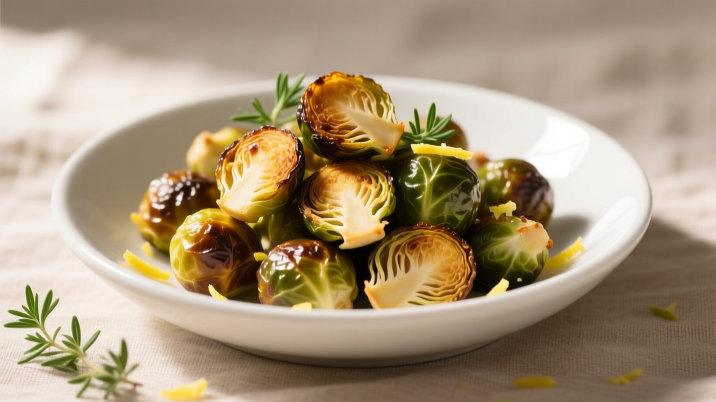 NYT-Style Air Fried Brussels Sprouts (Crispy & Simple)