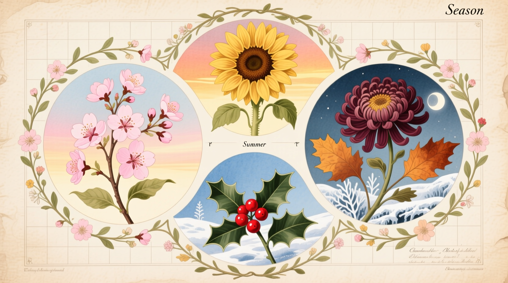 flower season chart