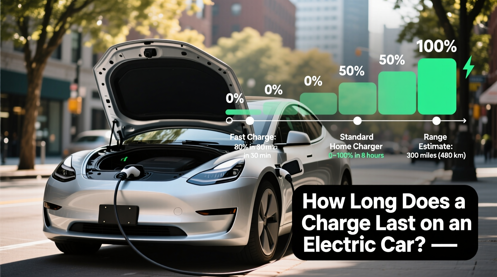 how long does a charge an electric car last