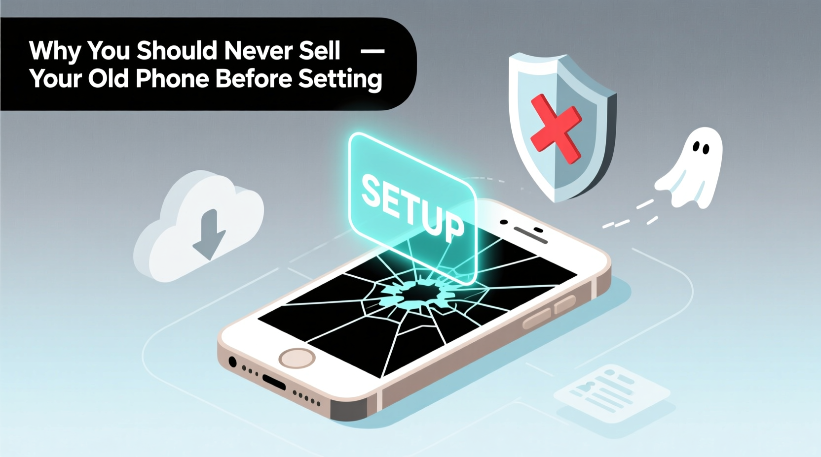 why you should never sell your old phone before setting