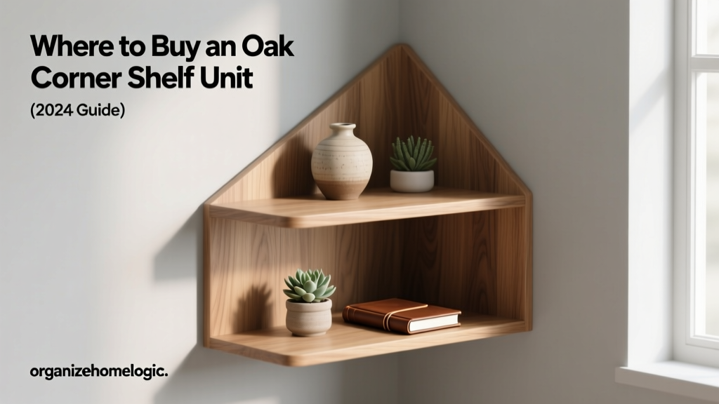 Where to Buy an Oak Corner Shelf Unit (2024 Guide)