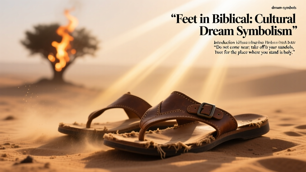 Feet in Biblical: Cultural Dream Symbolism