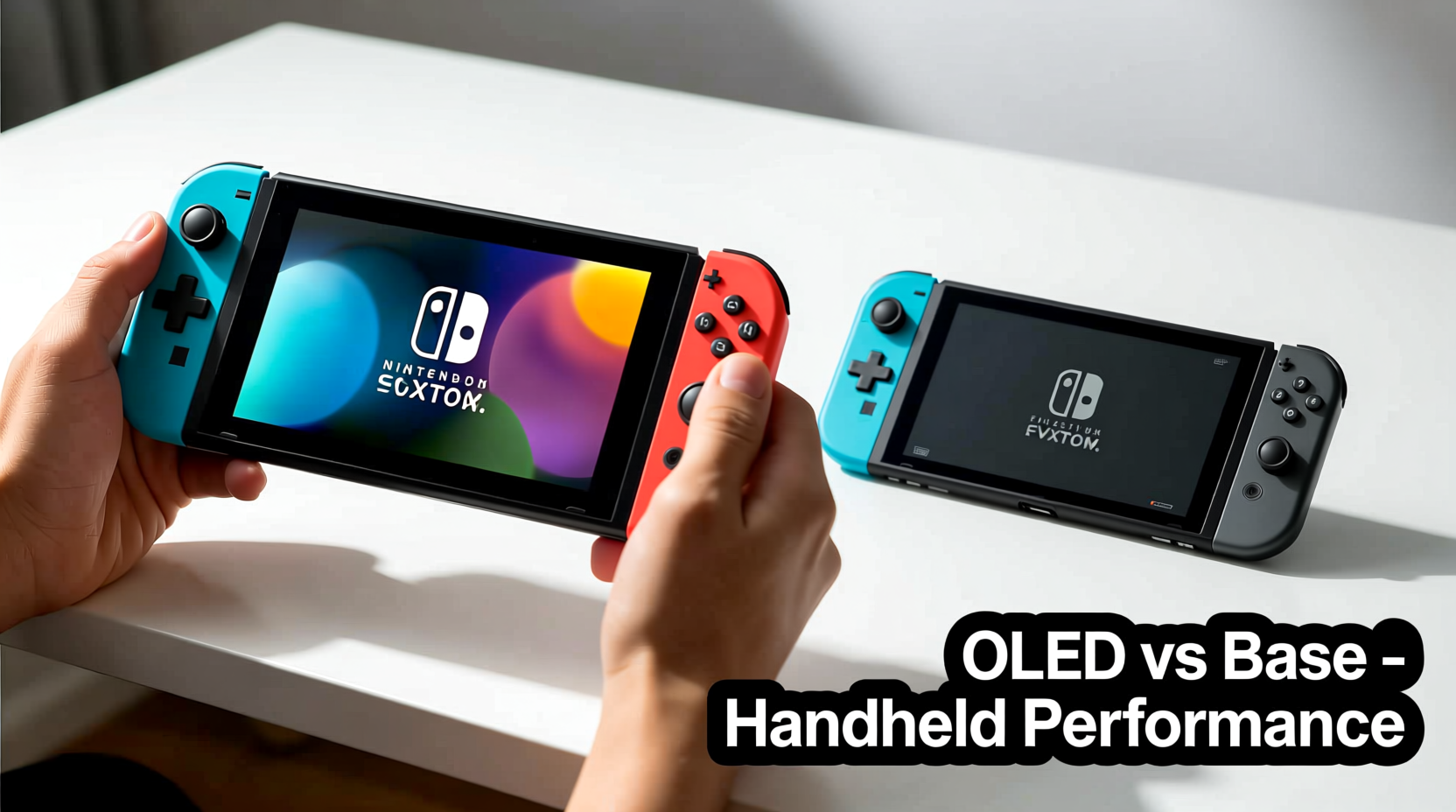 nintendo switch oled vs base model which is better for handheld mode