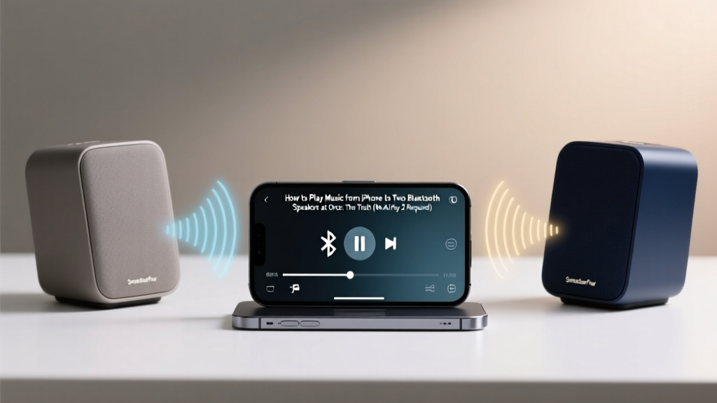 iPhone to Two Bluetooth Speakers: Real Solutions