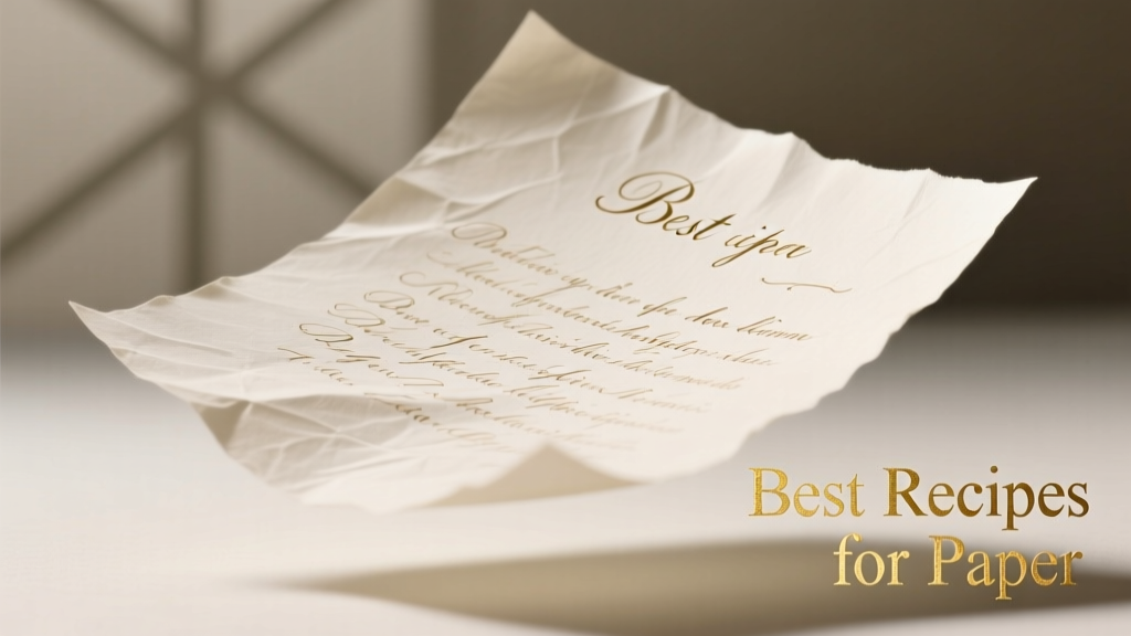 Best Recipes for Paper: Crafting, Repairing, and Upcycling with Household Ingredients