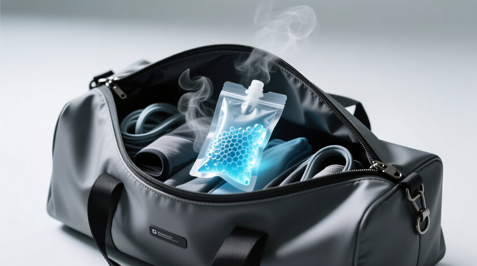 keep your gym bag odor free with silica gel packets