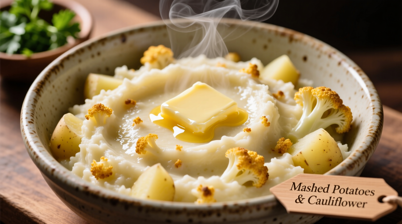 Potato and Cauliflower Mashed Potatoes: Healthier Creamy Recipe