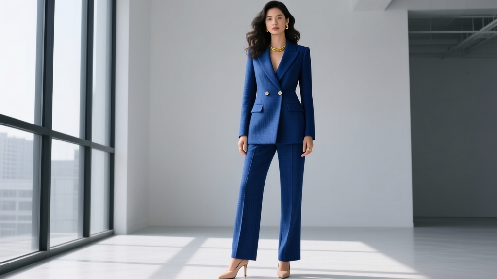 Midnight Blue Suit Styling Guide for Women