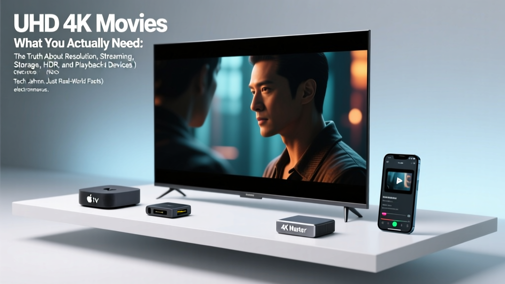 UHD 4K Movies What You Actually Need: The Truth About Resolution, Streaming, Storage, HDR, and Playback Devices (No Tech Jargon, Just Real-World Facts)