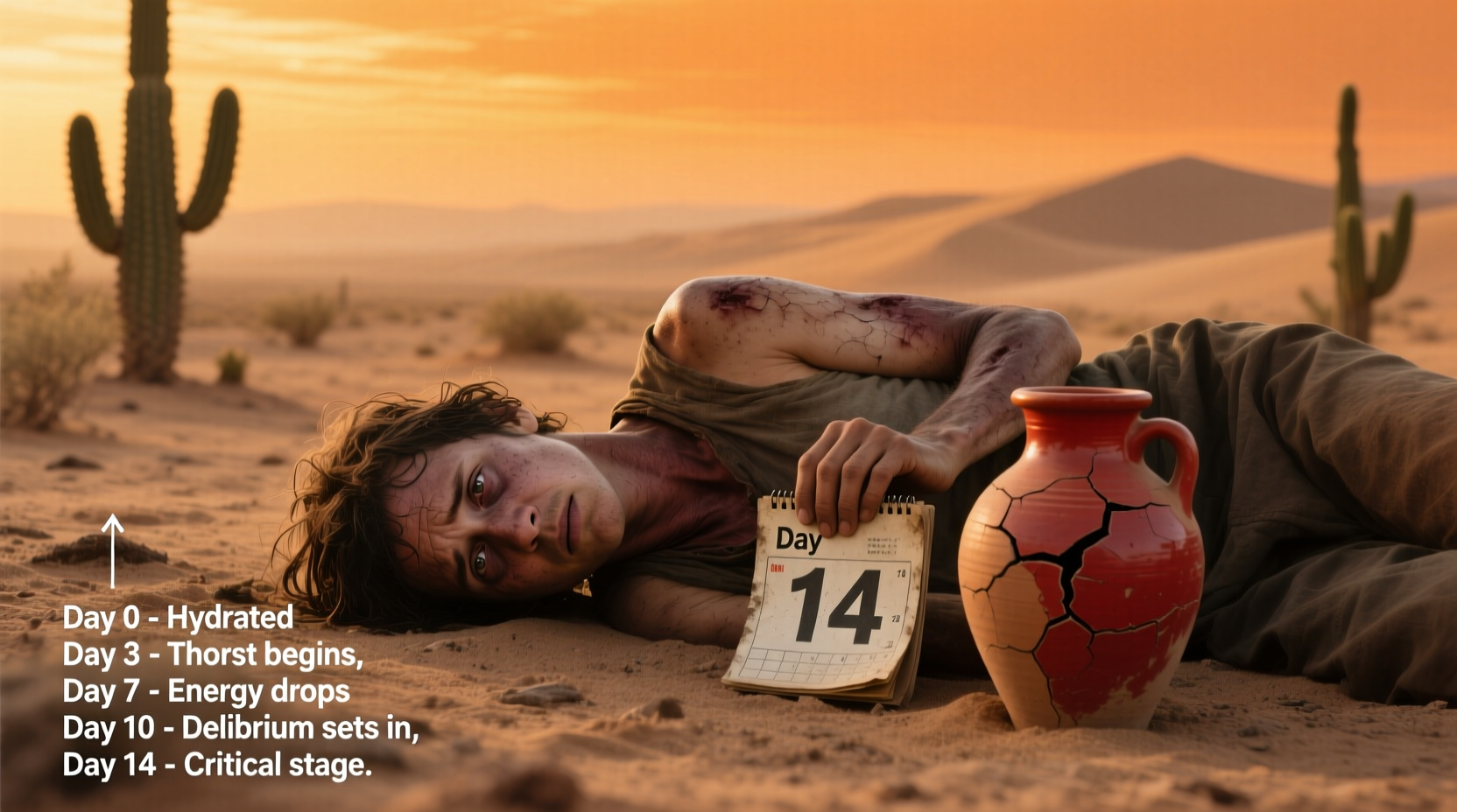 Survival Without Food and Water: Timelines and Facts