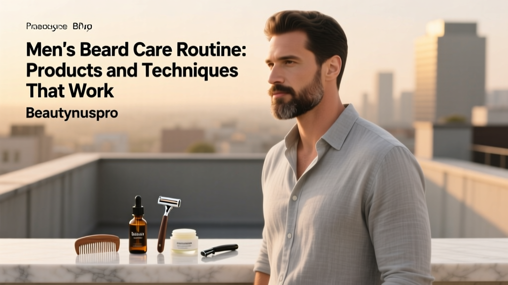 Men's Beard Care Routine: Products and Techniques That Work