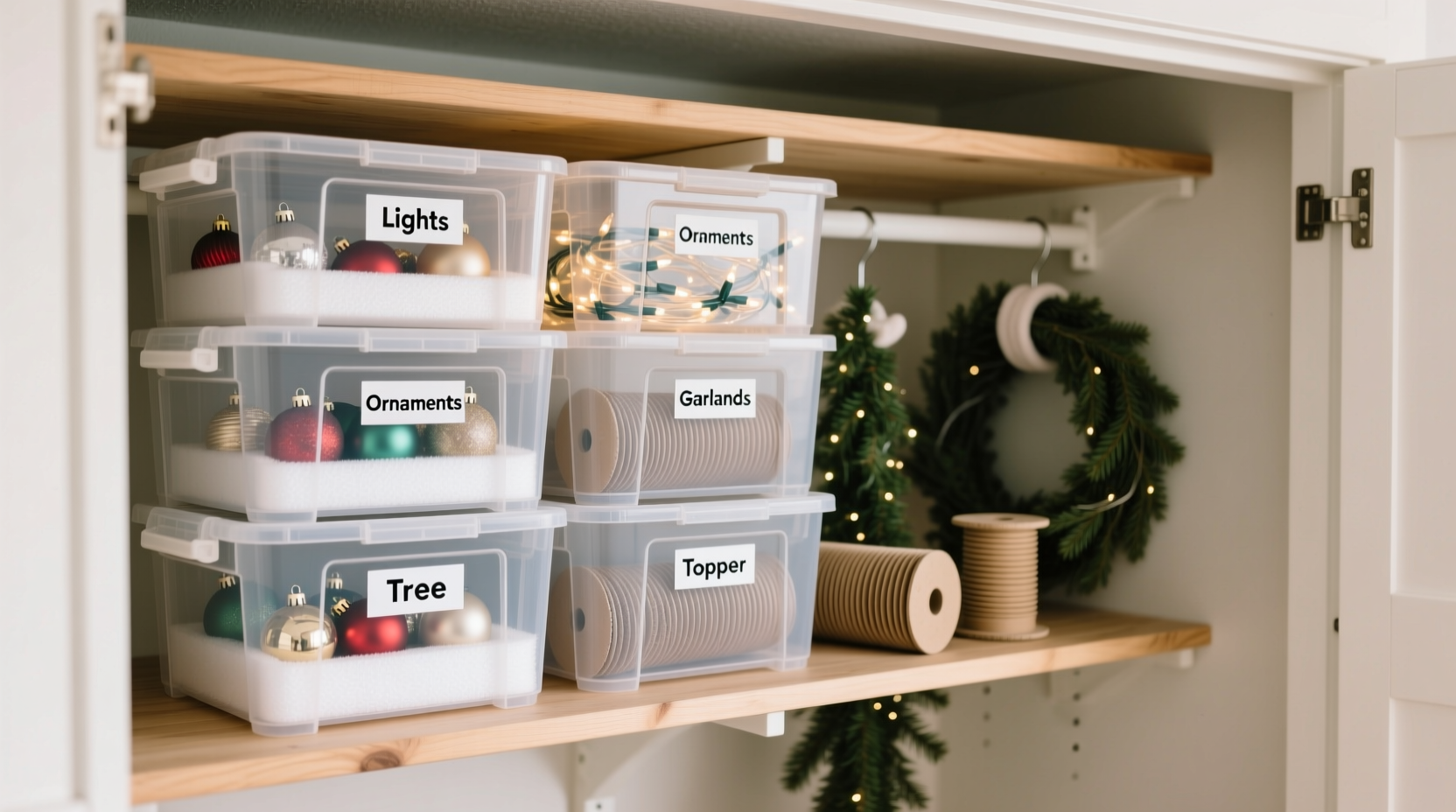 how to store christmas decorations without creating a tangled mess next year