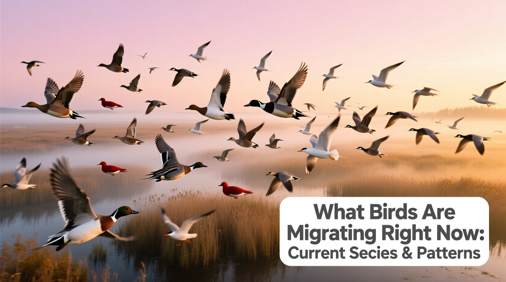 what birds are migrating right now