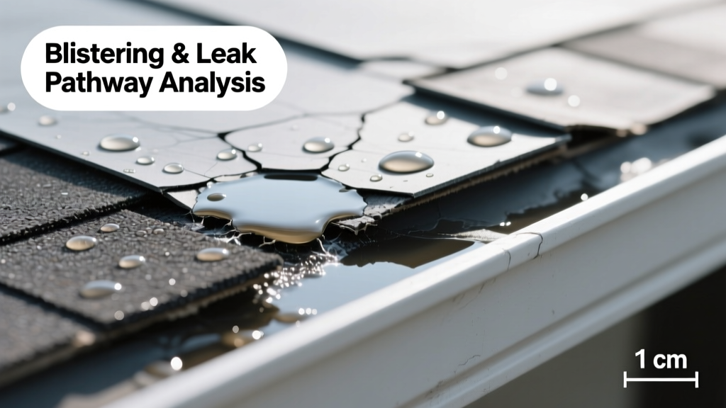 Flat Roof Blistering & Leaking Water: Quick Diagnosis